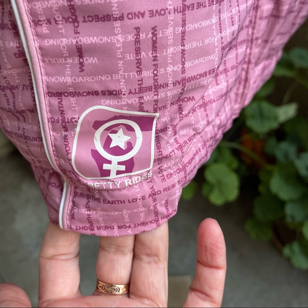 Light pink/gray Betty Rides snow jacket - Picture 5 of 12
